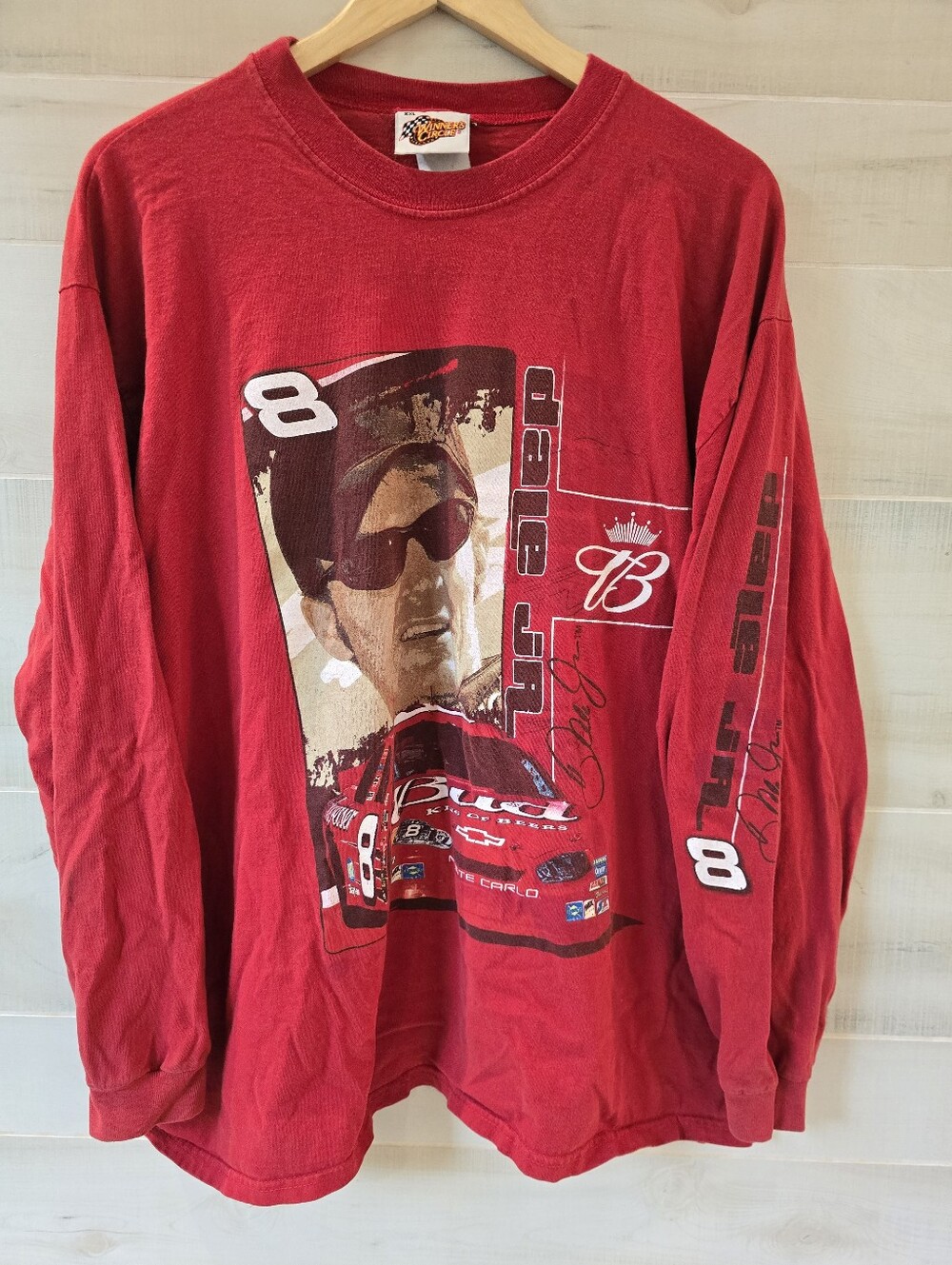 {2XL} Vintage Y2K Dale Earnhardt Jr #8 Monte Carlo Nascar Winners Circle Shirt